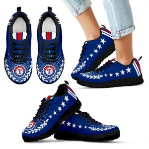Line Of Stars Victory Texas Rangers Sneakers