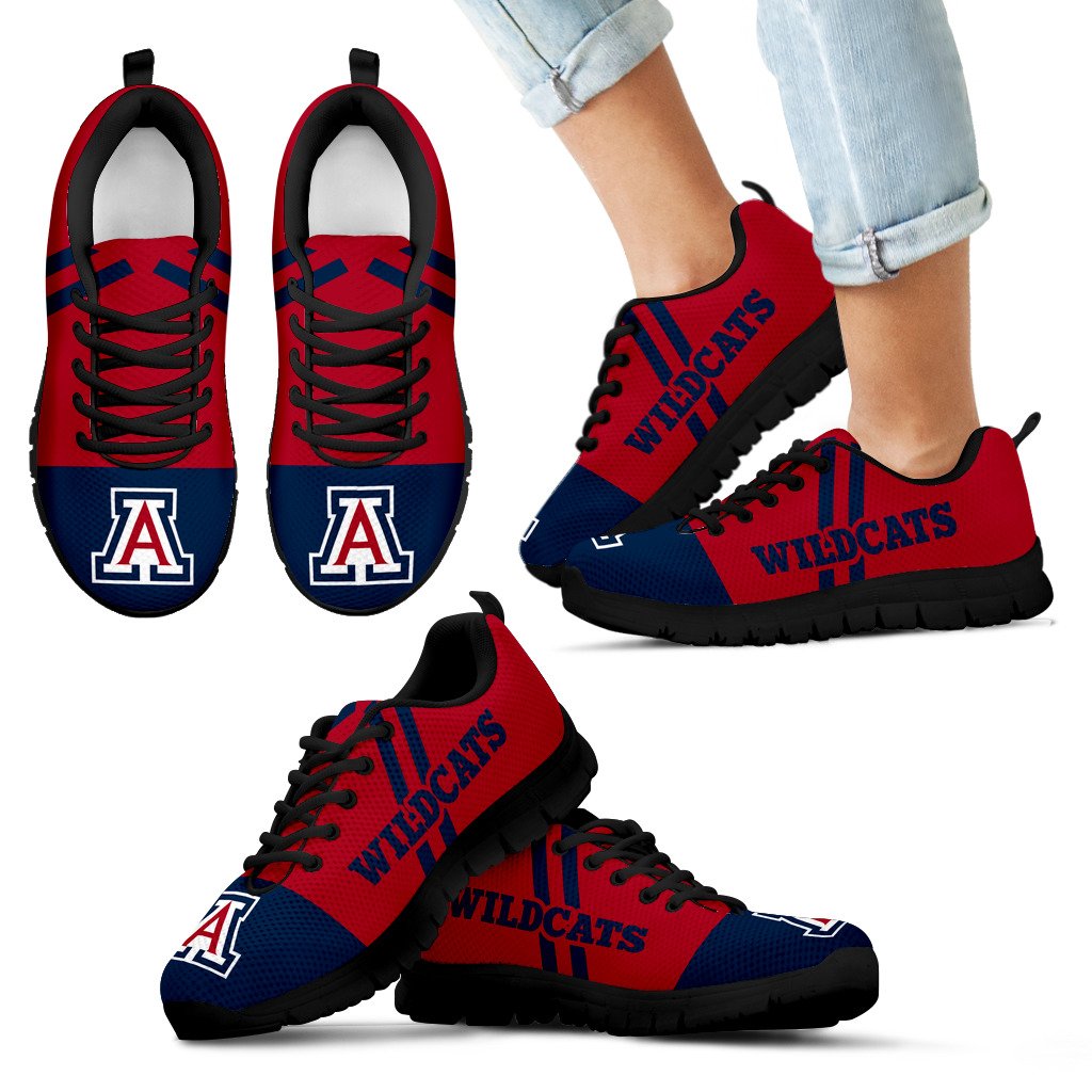 Line Stripe Logo Bottom Arizona Wildcats Sneakers Line Stripe Logo Bottom Arizona Wildcats Sneakers