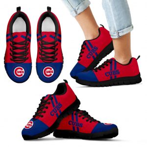 Line Stripe Logo Bottom Chicago Cubs Sneakers