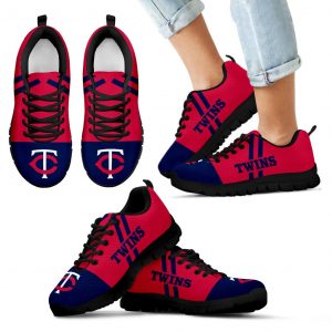 Line Stripe Logo Bottom Minnesota Twins Sneakers