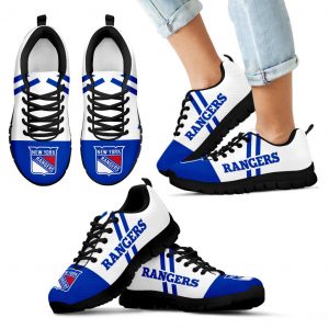 Line Stripe Logo Bottom New York Rangers Sneakers