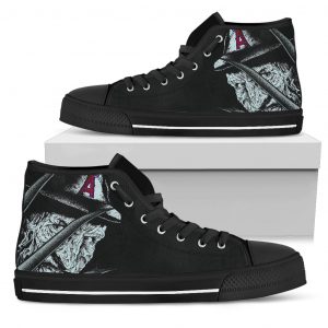 Los Angeles Angels Nightmare Freddy Colorful High Top Shoes