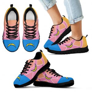 Los Angeles Chargers Cancer Pink Ribbon Sneakers