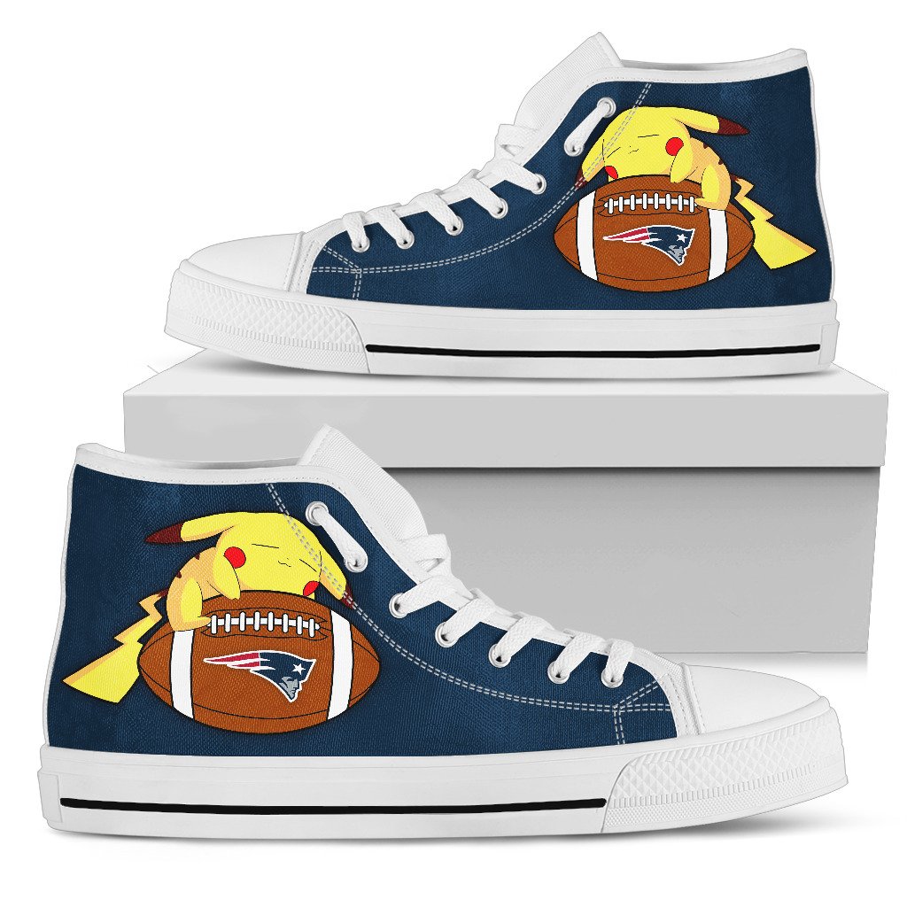 Love-Pikachu-Laying-On-Ball-New-England-Patriots-High-Top-Shoes-1