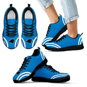 Lovely Curves Stunning Logo Icon Carolina Panthers Sneakers