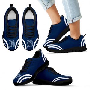 Lovely Curves Stunning Logo Icon Detroit Tigers Sneakers