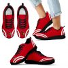 Lovely Curves Stunning Logo Icon Louisville Cardinals Sneakers