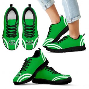Lovely Curves Stunning Logo Icon Marshall Thundering Herd Sneakers