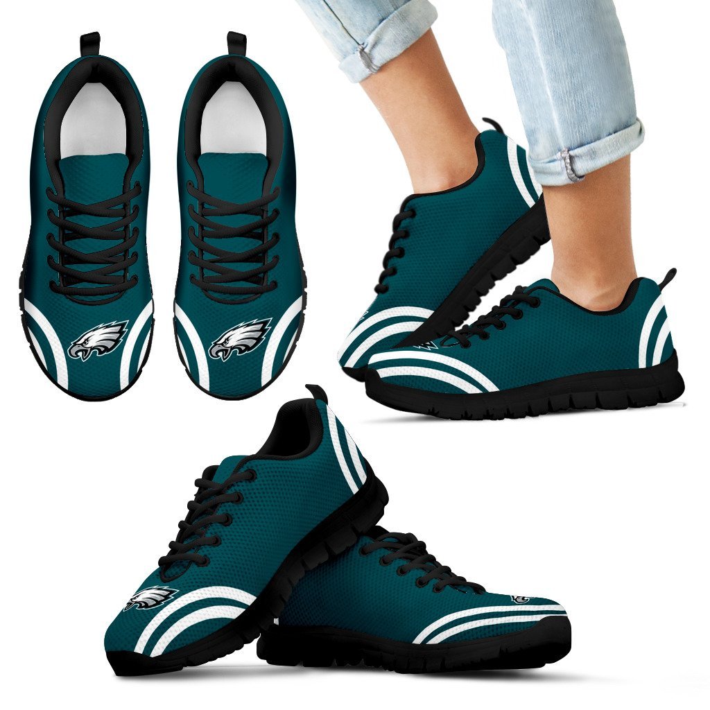 Lovely Curves Stunning Logo Icon Philadelphia Eagles Sneakers Lovely Curves Stunning Logo Icon Philadelphia Eagles Sneakers