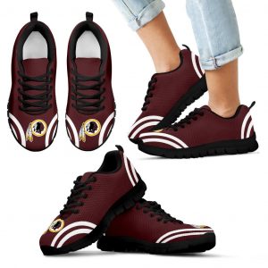 Lovely Curves Stunning Logo Icon Washington Redskins Sneakers