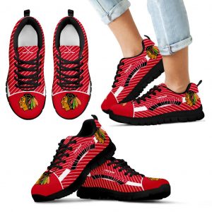 Lovely Stylish Fabulous Little Dots Chicago Blackhawks Sneakers