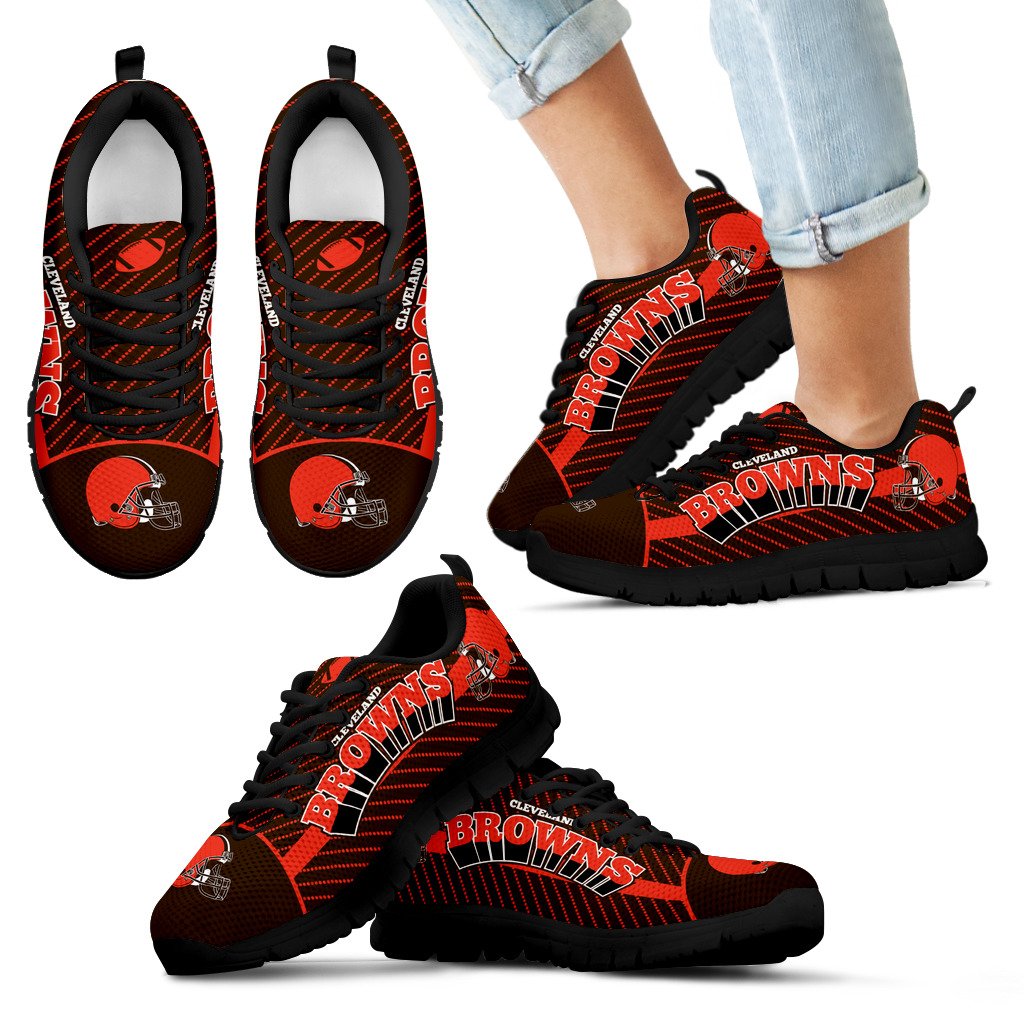 Lovely Stylish Fabulous Little Dots Cleveland Browns Sneakers Lovely Stylish Fabulous Little Dots Cleveland Browns Sneakers
