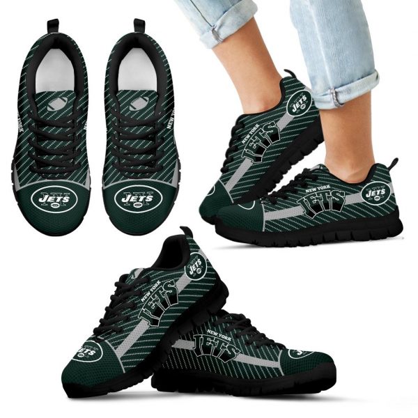 Lovely Stylish Fabulous Little Dots New York Jets Sneakers