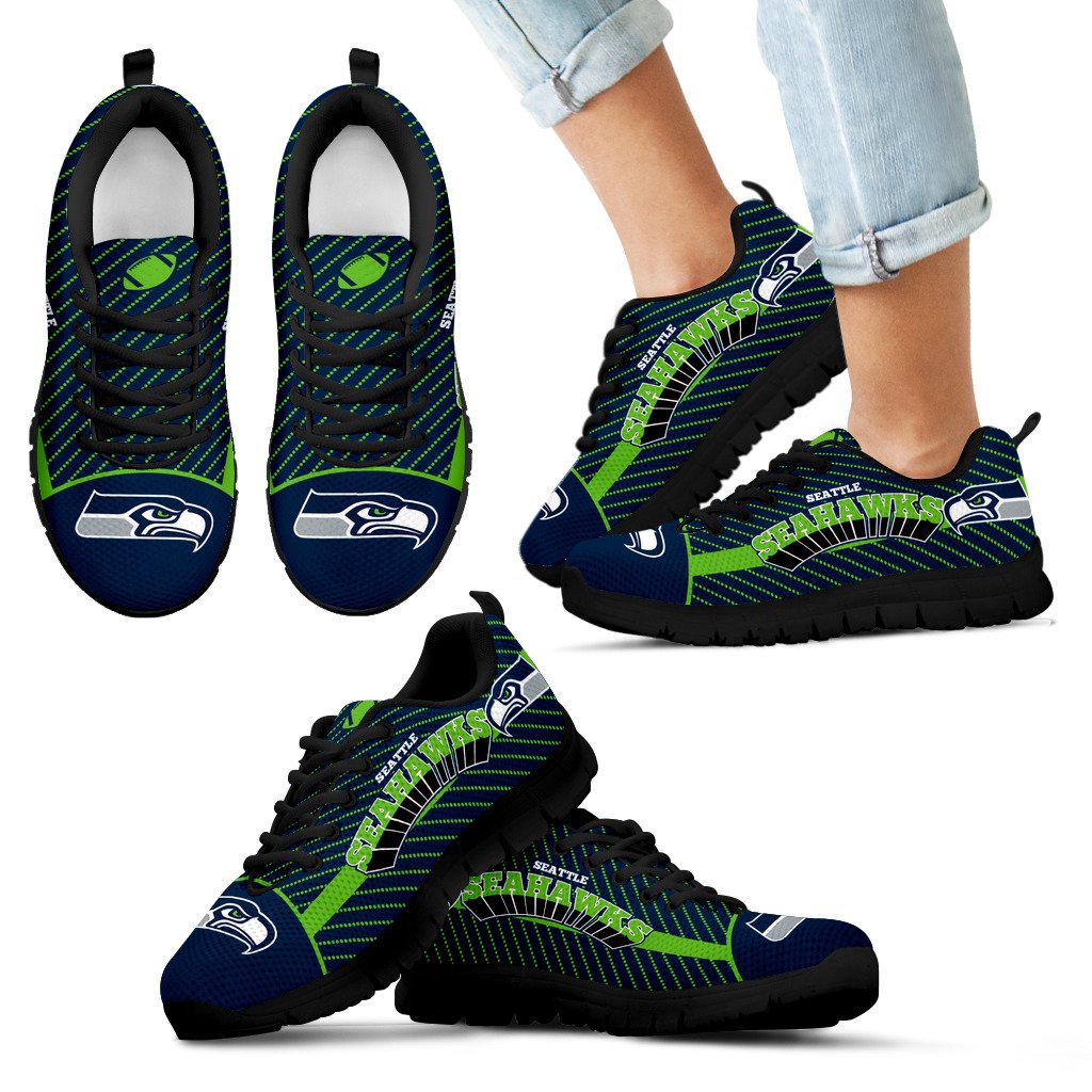 Lovely Stylish Fabulous Little Dots Seattle Seahawks Sneakers Lovely Stylish Fabulous Little Dots Seattle Seahawks Sneakers