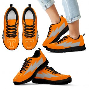 Lovely Tennessee Volunteers Sneakers Thunder Lightning Amazing Logo