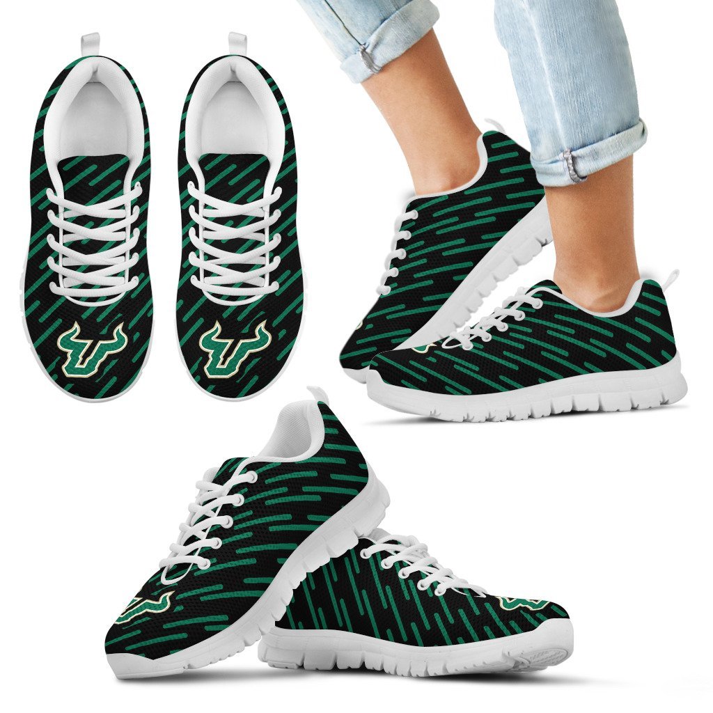 Marvelous-Striped-Stunning-Logo-South-Florida-Bulls-Sneakers-1