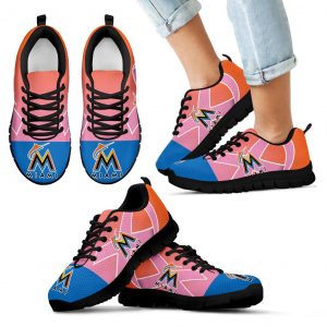 Miami Marlins Cancer Pink Ribbon Sneakers