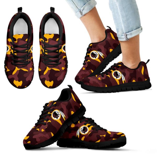 Military Background Energetic Washington Redskins Sneakers