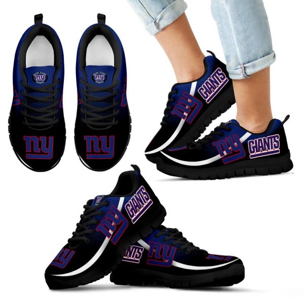 Mystery Straight Line Up New York Giants Sneakers