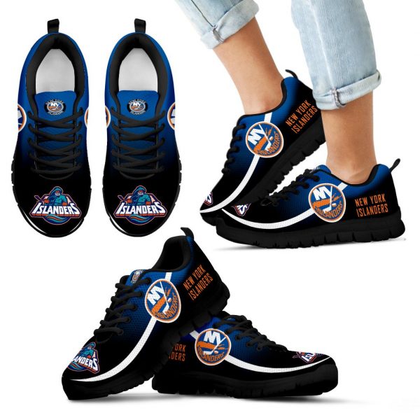 Mystery Straight Line Up New York Islanders Sneakers