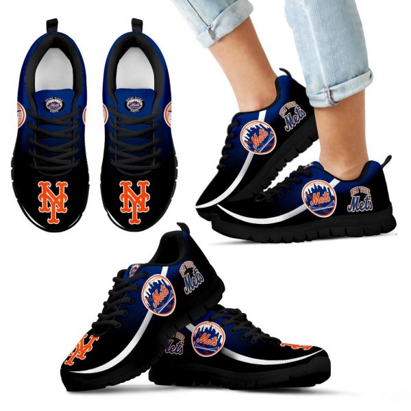 Mystery Straight Line Up New York Mets Sneakers