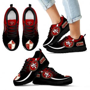 Mystery Straight Line Up San Francisco 49ers Sneakers