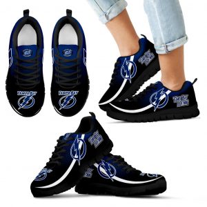 Mystery Straight Line Up Tampa Bay Lightning Sneakers