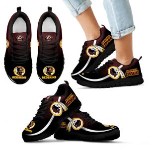 Mystery Straight Line Up Washington Redskins Sneakers