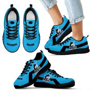 New Miami Marlins Line Logo Sneakers