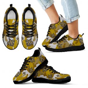 New Orleans Saints Cotton Camouflage Fabric Military Solider Style Sneakers