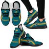 New Style Line Logo Jacksonville Jaguars Mesh Knit Sneakers