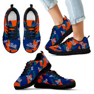 New York Mets Cotton Camouflage Fabric Military Solider Style Sneakers