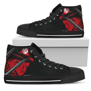 New York Yankees Nightmare Freddy Colorful High Top Shoes
