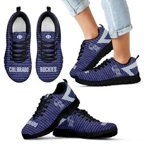 Pattern Logo Slide In Line Colorado Rockies Sneakers