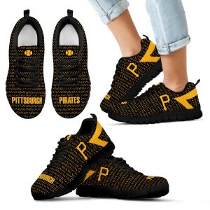 Pattern Logo Slide In Line Pittsburgh Pirates Sneakers