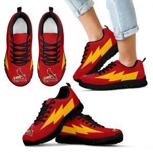 Perfect St. Louis Cardinals Sneakers Thunder Lightning Amazing Logo