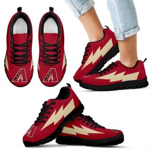 Pretty Arizona Diamondbacks Sneakers Thunder Lightning Amazing Logo