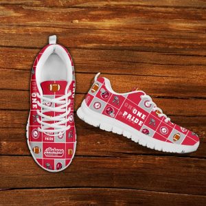 Pride Flag Alabama Crimson Tide Sneakers