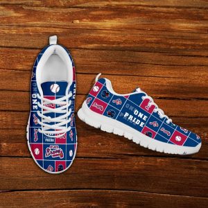 Pride Flag Atlanta Braves Sneakers