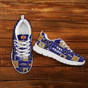 Pride Flag Baltimore Ravens Sneakers