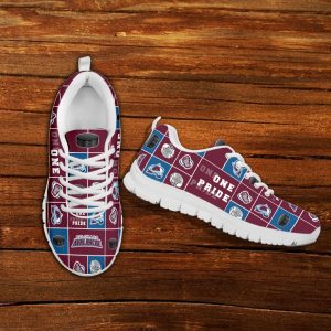 Pride Flag Colorado Avalanche Sneakers