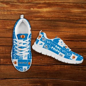 Pride Flag Detroit Lions Sneakers