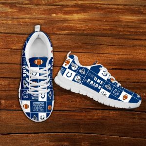 Pride Flag Indianapolis Colts Sneakers