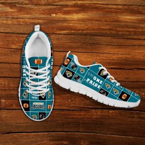 Pride Flag Jacksonville Jaguars Sneakers