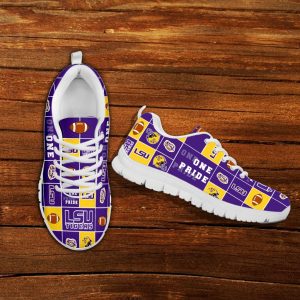 Pride Flag LSU Tigers Sneakers