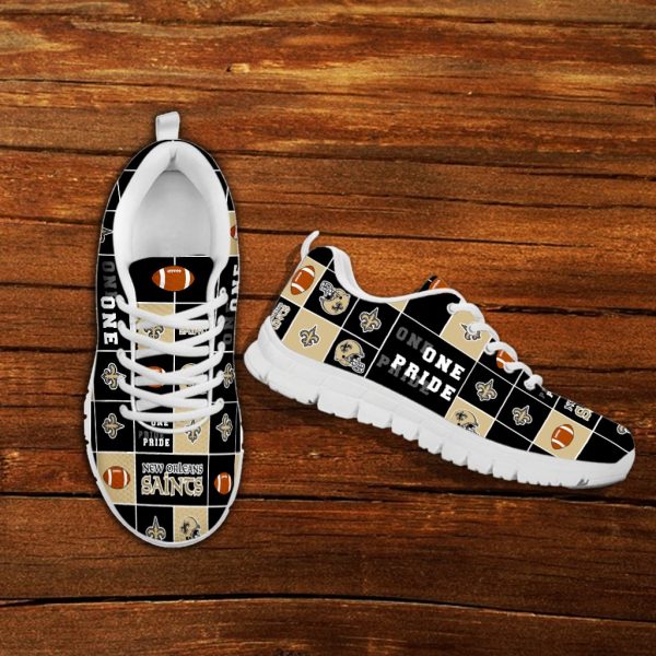 Pride Flag New Orleans Saints Sneakers