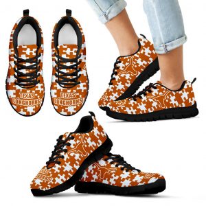 Puzzle Logo With Texas Longhorns Sneakers