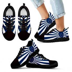 Rising Sun Sparkling Tremendous Indianapolis Colts Sneakers