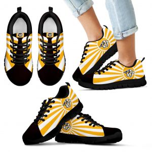 Rising Sun Sparkling Tremendous Nashville Predators Sneakers