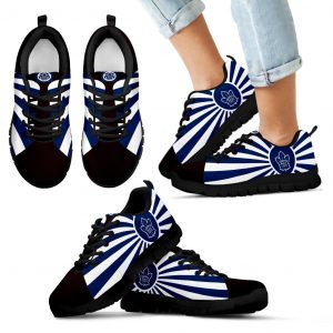 Rising Sun Sparkling Tremendous Toronto Maple Leafs Sneakers